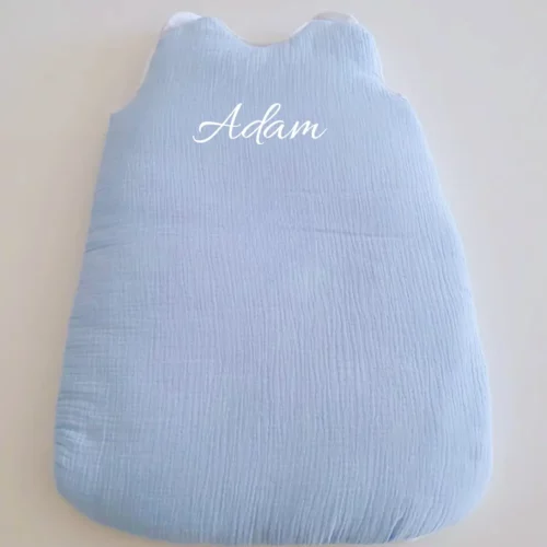 Turbulette personnalisable Coton et Polaire bleu